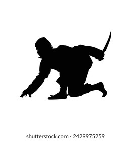 Intriguing and enigmatic, these Japanese ninja silhouettes speak to the clandestine world of espionage and the disciplined pursuit of martial prowess.