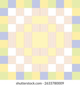 Intrigante Pastel Checkerboard Morphing em padrões de espiral dinâmico