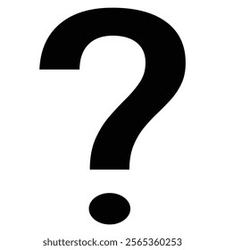 Intriguing Question Mark. Mark Question. A questioning symbol hovers with uncertainty, seeking clarification and resolution.. Help icon, service chat sign button, customer support icon. Design eps 10