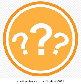 Intriguing Question Mark. Mark Question. A questioning symbol hovers with uncertainty, seeking clarification and resolution. EPS 10.