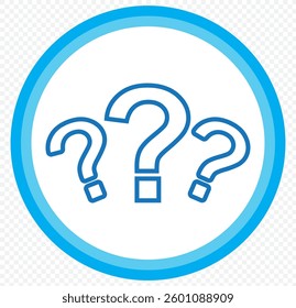 Intriguing Question Mark. Mark Question. A questioning symbol hovers with uncertainty, seeking clarification and resolution. EPS 10.