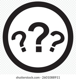 Intriguing Question Mark. Mark Question. A questioning symbol hovers with uncertainty, seeking clarification and resolution. EPS 10.
