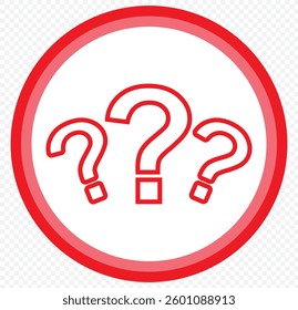 Intriguing Question Mark. Mark Question. A questioning symbol hovers with uncertainty, seeking clarification and resolution. EPS 10.