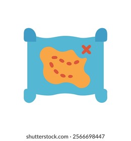 Intriguing Treasure Map Icon Design