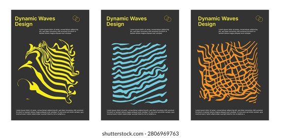 Intriguing visual with vibrant yellow fluid lines forming an organic, almost mythical creature-like shape on a dark gray backdrop, for striking visuals.