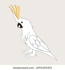 introducing the Cockatoos Parrot Vector, a stunning and meticulously designed product that captures the beauty and elegance of these magnificent birds.