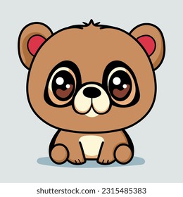 Introducing Cuddly Paws, an adorable cartoon bear that brings warmth and charm to your designs. With its playful poses and endearing expression, this high-quality vector graphic is perfect for childre