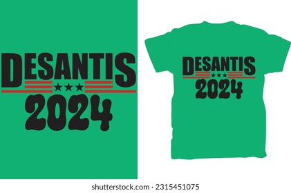 Introducing the "DeSantis 2024" T-Shirt, a powerful and stylish way to show your support for Governor Ron DeSantis in his potential 2024 presidential campaign. This T-shirt captures the essence of DeS