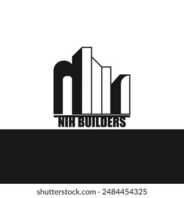 Introducing the logo for a construction and building company, symbolizing strength and precision. Perfect for branding, marketing, and merchandise for construction firms and building services.