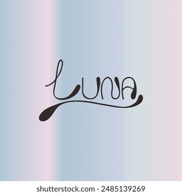 Introducing 'LUNA,' a mesmerizing logo for jewelry and fashion accessories, evoking celestial elegance and timeless charm. Perfect for showcasing exquisite collections with celestial-inspired designs.