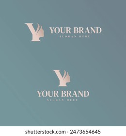 Ein modernes, elegantes Logo für eine brande Schönheits- und Hautpflege für Frauen. Mit dem "Y"-Schriftzug in bezaubernden Farben ruft es Raffinesse und Anziehungskraft hervor und fängt Eleganz und zeitgenössischen Stil ein
