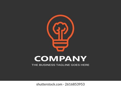 Introducing my Brain + Lightbulb Logo Concept – designed for innovators, educators, and tech disruptors who spark big ideas.