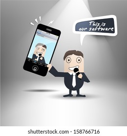 Introducing new software on smart phone