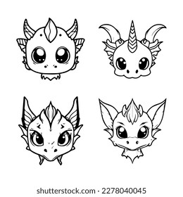 Introducing our adorable dragon mascot collection. Hand drawn with love, these illustrations are sure to add a touch of cuteness to any project