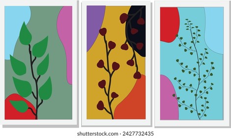 Introducing our Botanical Wall Art Vector Set, a collection of stunning illustrations inspired by the beauty of nature.