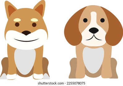 Introducing our collection of adorable and high-quality dog vector images. Whether you're a designer, marketer, or pet lover, our selection of dog images is sure to meet your needs.