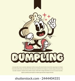 
Introducing our Dumpling Vintage Cartoon Mascot Logo! Perfect for dumpling eateries, this nostalgic design appeals to all ages, adding charm and authenticity to your brand.