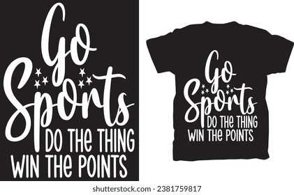 "Presentamos nuestra 'Go Sports, Do The Thing, Win The Points' Graciosa Camiseta Gris - la camisa perfecta para los aficionados al deporte con un ingenioso sentido del humor! Ya sea que seas un fanático intransigente o simplemente unas tetas casuales