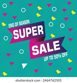 
Introducing our Spectacular Super Sale For a limited time only, enjoy a fantastic 50% off on all items storewide.