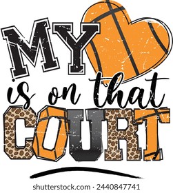 Introducing our vibrant basketball-themed T-shirt design, perfect for moms who love the game! This dynamic eps file showcases a bold design on a 4500x5400px artboard, featuring energetic colors 