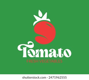 Introducing our vibrant and fresh Tomato Logo, perfect for businesses and brands looking to convey natural quality and organic goodness. This logo features a beautifully designed tomato, meticulously 