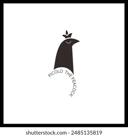 Introducing 'Picolo,' a majestic peacock logo design that symbolizes beauty and grace. Perfect for branding luxury products, fashion lines, and elegant services with a distinct and vibrant identity.
