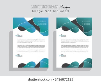 Introducing a sleek and professional letterhead design perfect for modern businesses and corporate branding needs.