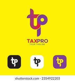 Presentación del "Diseño del logotipo fiscal de TP", un faro de confianza y competencia adaptado a las empresas financieras. Este logotipo resume el intrincado mundo.