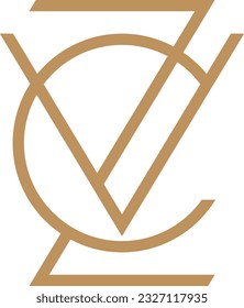 Introducing the ZVC Monogram Logo, a captivating vector design exclusively tailored for beauty and fashion brands. This exquisite logo, with its intertwining "Z," "V," and "C" initials.