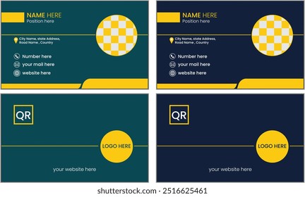 Introdução Cartão de Visita para Própria Empresa. Layout de cartão de visita simples