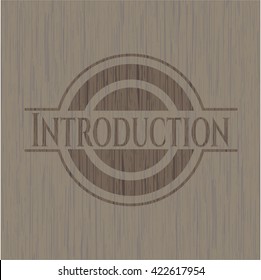 Introduction realistic wood emblem