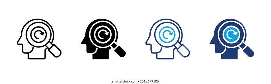 Elemento Ícone De Introspecção Para Design