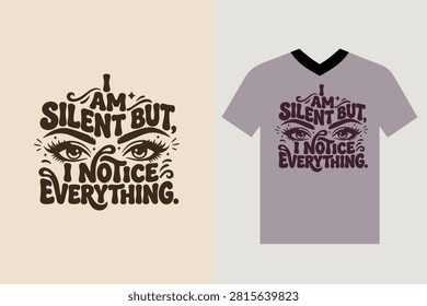 Introvert attitude quote vector illustration for apparel and streetwear design.