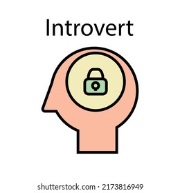 Introvert And Extrovert Concept Vector Illustration