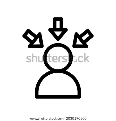 introvert icon illustration vector graphic

