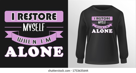 Introvert quotes T Shirt typography design vector art.
Can be used for T-Shirt print, mug print, pillows, fashion print design, kids wear, baby shower, greeting and postcard, poster, etc.
