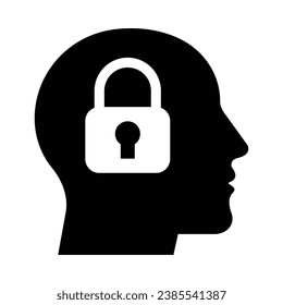 Introvert Vector Glyph Icon For Personal And Commercial Use.
