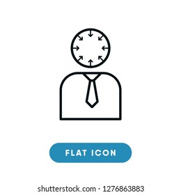 Introvert vector icon