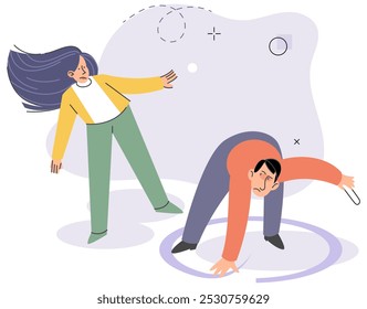 Introvert vector illustration. Alone time is essential for introverts to recharge and regain their energy The lifestyle of introvert may involve certain limitations on social activities Privacy