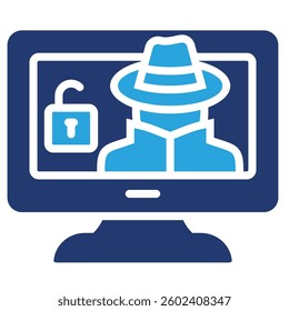 Intruder Icon Element For Design