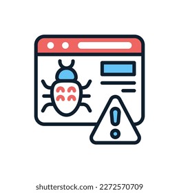 Intruders Alarm icon in vector. Logotype