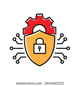 Intrusion Detection Cyber Threat Detection Vector Icon Design