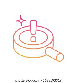 Intrusion Detection Icon vector stock illustration