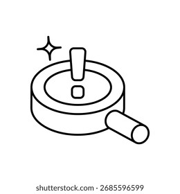 Intrusion Detection Icon vector stock illustration
