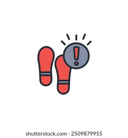 Intrusion Detection icon. vector.Editable stroke.linear style sign for use web design,logo.Symbol illustration.