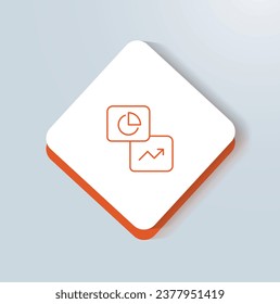 Intuitive Data Visualization icon vector design