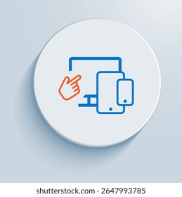 A interface intuitiva aprimora a experiência do usuário com navegação fácil, design claro e interações contínuas