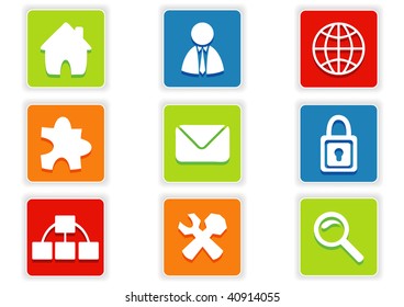 Intuitive set of navigation icons.