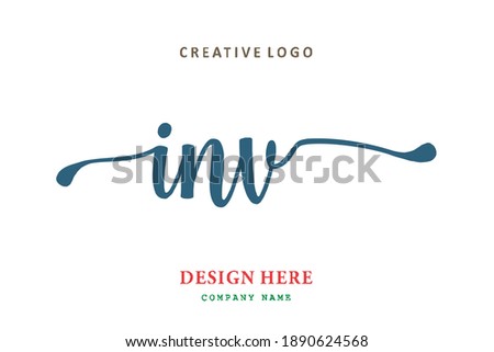 INV lettering logo is simple, easy to understand and authoritative
