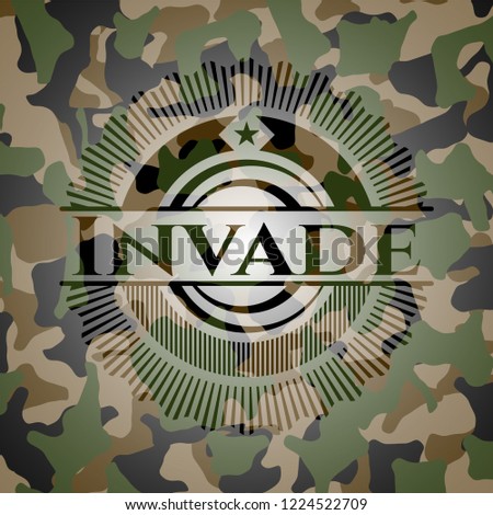 Invade on camo texture